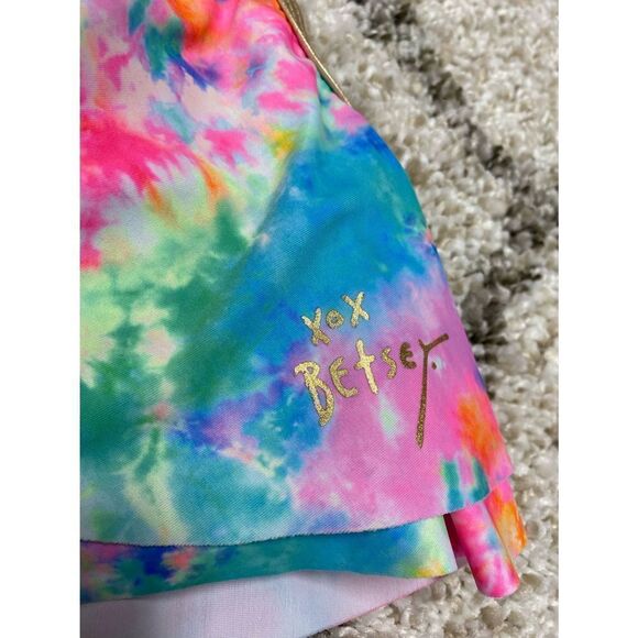 Betsey Johnson Tie Dye Bikini Swimsuit Top Size XL - Picture 3 of 7
